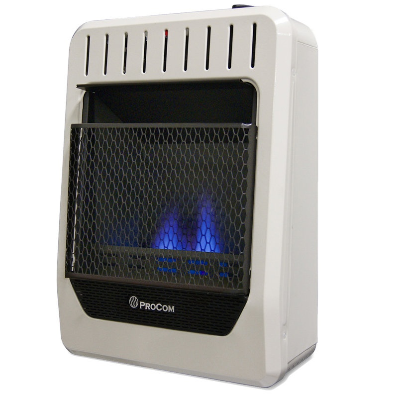 Heating Ventless Dual Fuel Flame Natural Gas and Propane